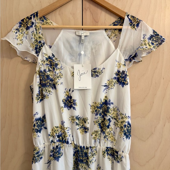 NWT JOIE Flowy Floral Print Silk Maxi Dress Size Small - Picture 4 of 15